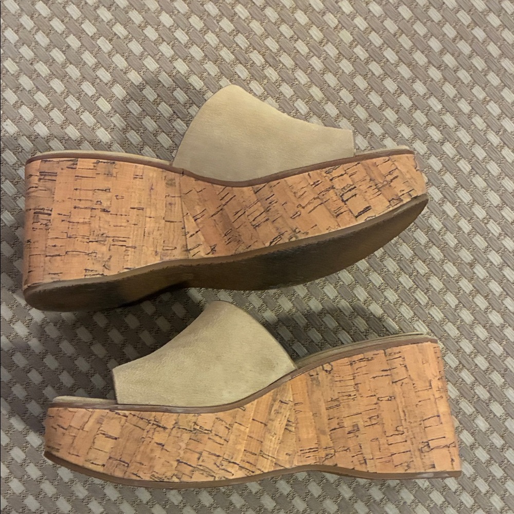 Zara Wedge Slide Sandals